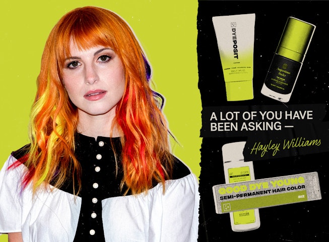 How to Achieve Hayley Williams' Orange and Blue Hair at Home - wide 4