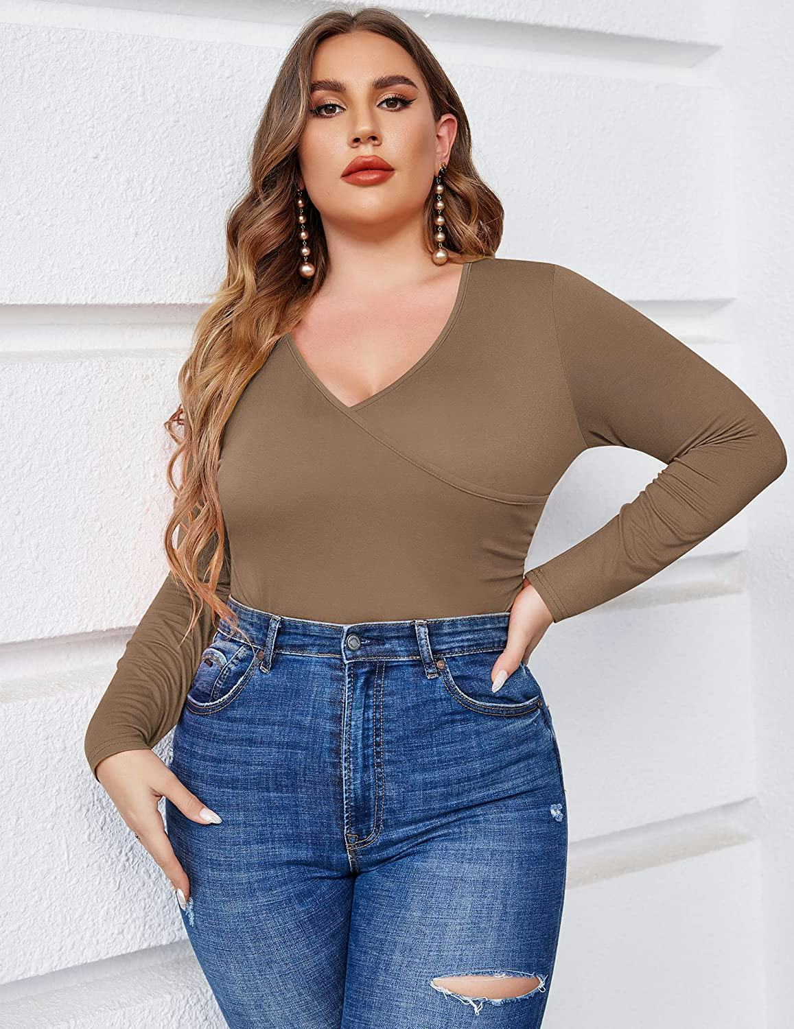 IN&rsquo;VOLAND V Neck Bodysuit