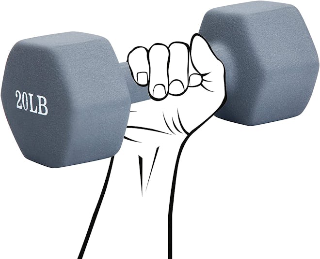 TopMade Neoprene Iron Dumbbells