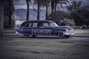The Addams Family car from Netflix 'Wednesday' is available to rent in Los Angeles. 