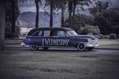 The Addams Family car from Netflix 'Wednesday' is available to rent in Los Angeles. 