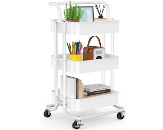 Pipishell 3-Tier Mesh Utility Cart