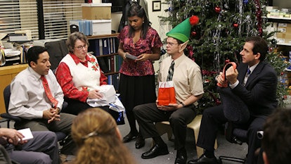 The cast of ‘The Office’ in “Christmas Party”