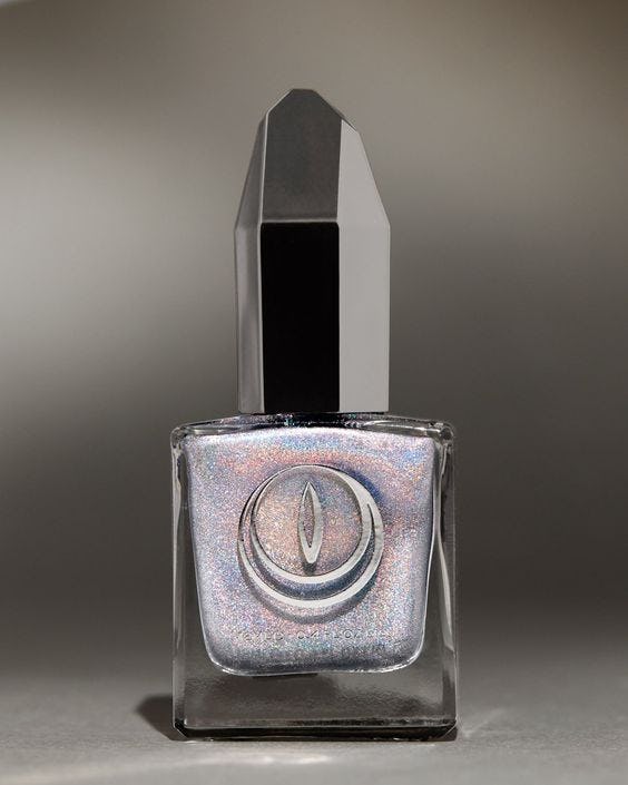 Mooncat Moonflower Holographic Lacquer