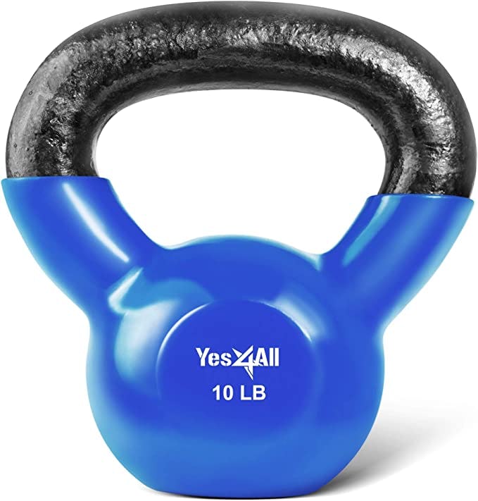 Yes4All Vinyl Coated Kettlebell Weights