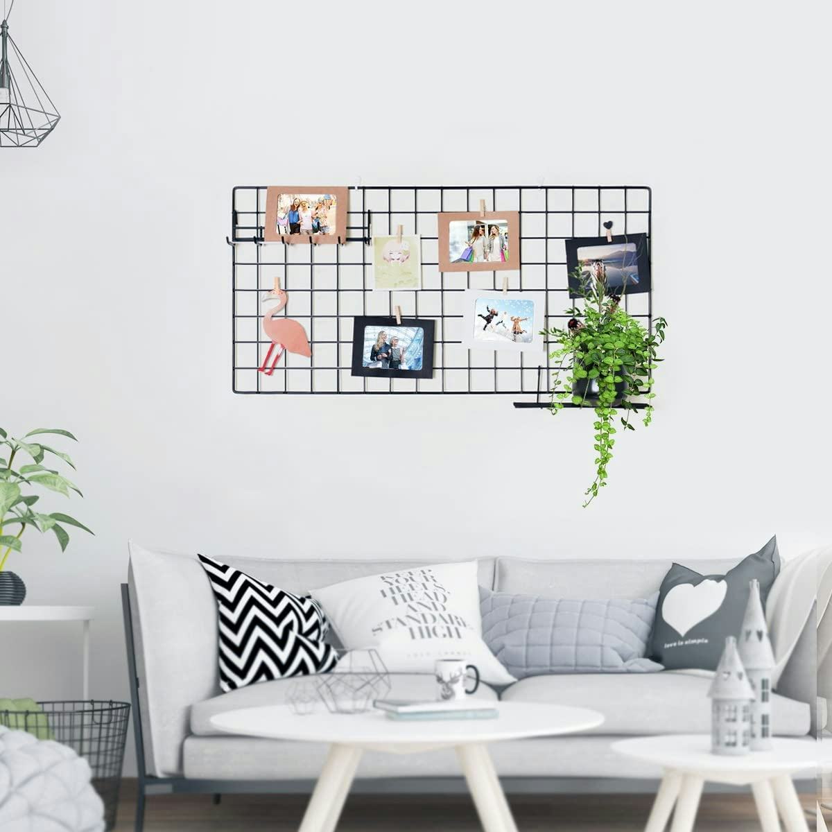 GEAMSAM Wall Grid Photo Shelf