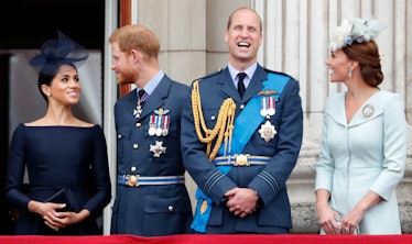 Meghan, Prince Harry, Prince William, and Princess Kate. 