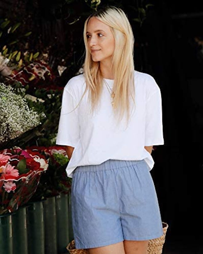 The Drop Sydney Short-sleeve Cropped Crew Neck T-shirt