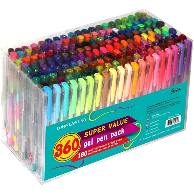 Feela Gel Pens Set (180-Pack)