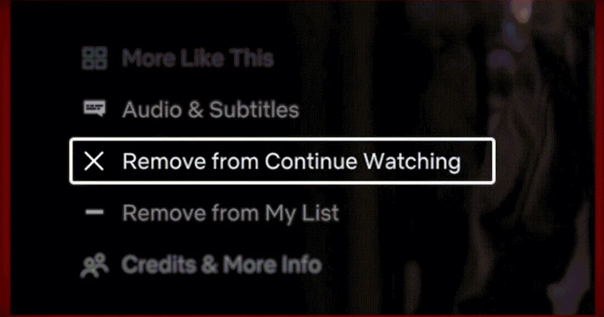 Continue Button Netflix Netflix is finally letting you clear out your 'Continue Watching' row
