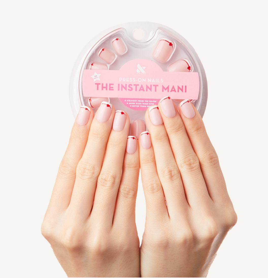 Olive & June Valentine's Day press on nails are new for 2022.