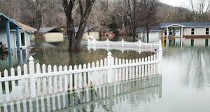 House flood underwater