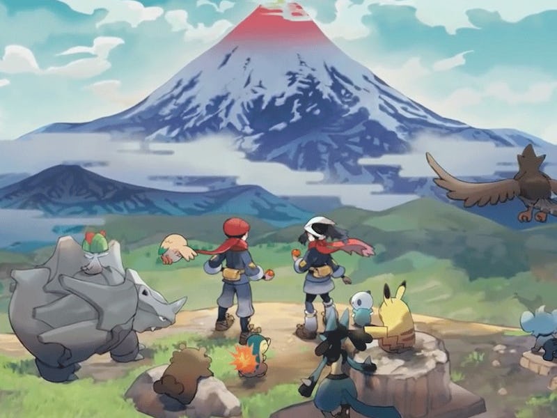 pokemon legends arceus key art