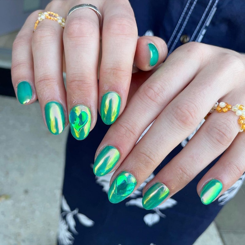 Here's how to do aurora nails at home.