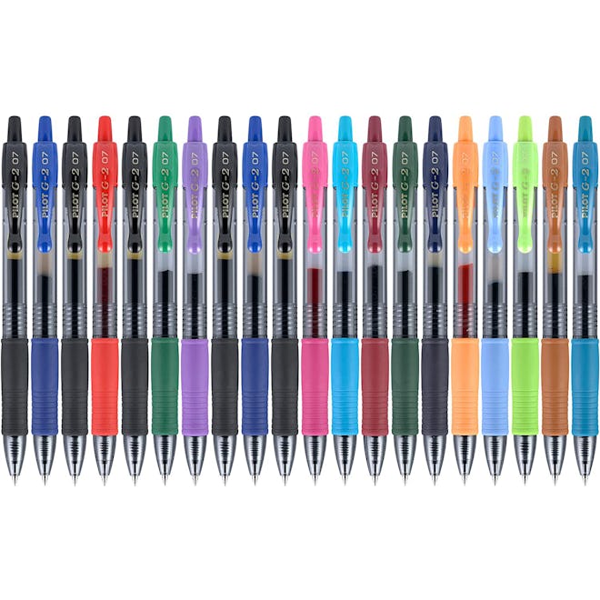 PILOT G2 Premium Refillable & Retractable Rolling Ball Gel Pens (20-Pack)