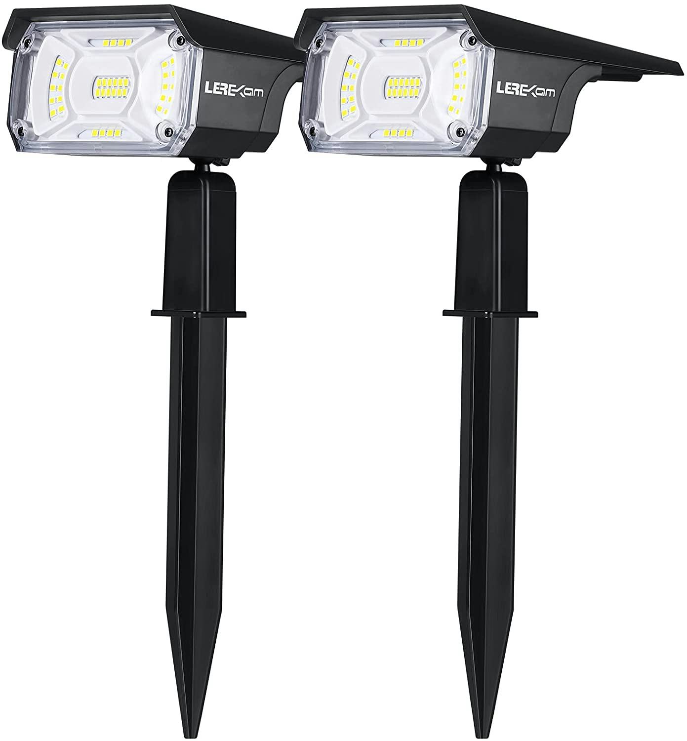 LEREKAM Solar Spot Lights (2-Pack)