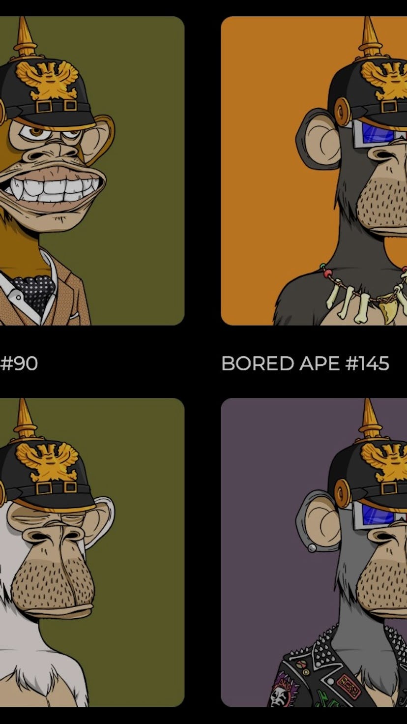 Bored Apes with German hats