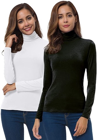 VOBCTY Long Sleeve Turtleneck (2-Pack)