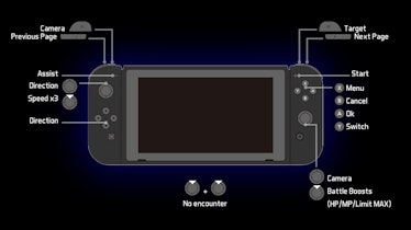 final fantasy 7 switch controls