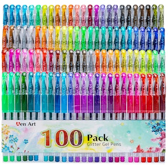 Aen Art Glitter Gel Pens (100-Pack)