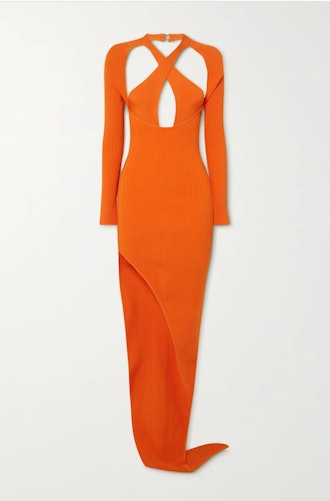 David Koma Asymmetric Cutout Dress