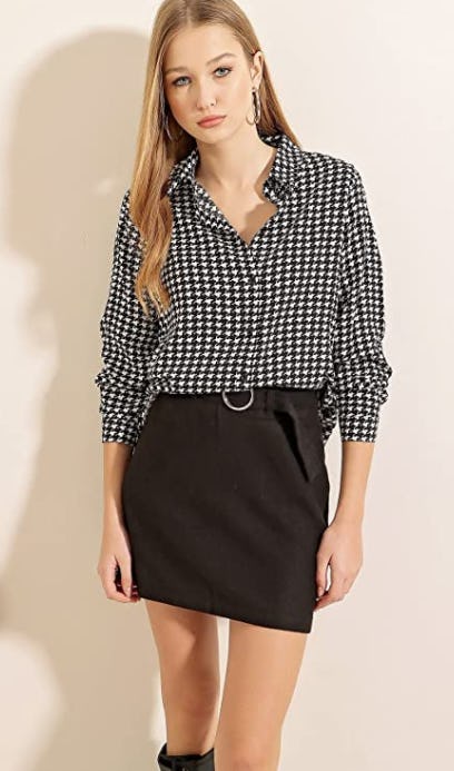 Big Dart Casual Long Sleeve Button Down Shirt