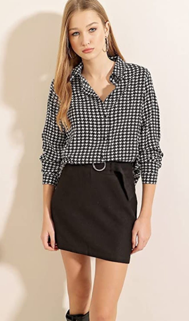 Big Dart Casual Long Sleeve Button Down Shirt