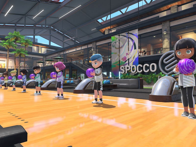 nintendo switch sports bowling screenshot