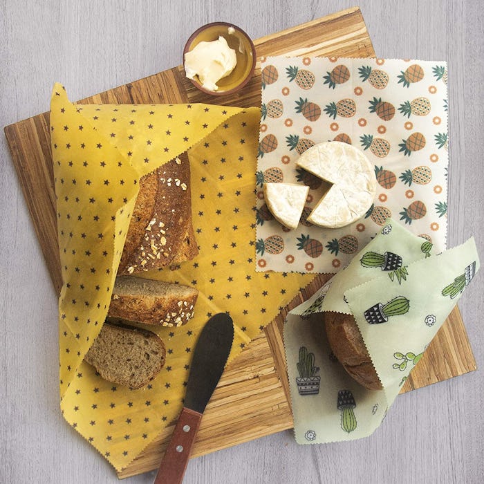 HUNNYBEEE Beeswax Reusable Food Wraps (3 pack)