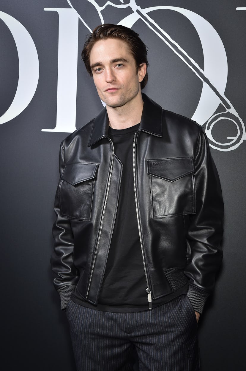 Robert Pattinson wearing black