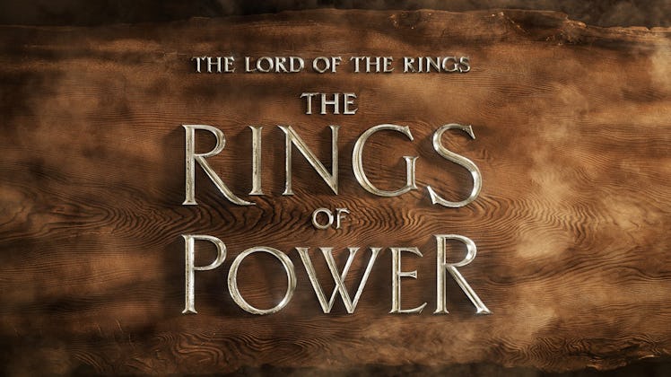 The Lord of the Rings: The Rings of Power official logo