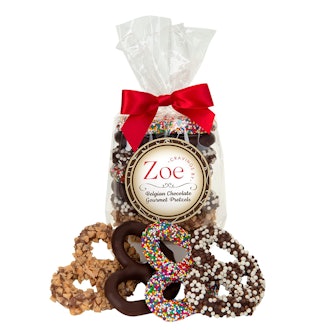 CRAVINGS BY ZOE Milk and Dark Chocolate Pretzels Gift Bag Assortment