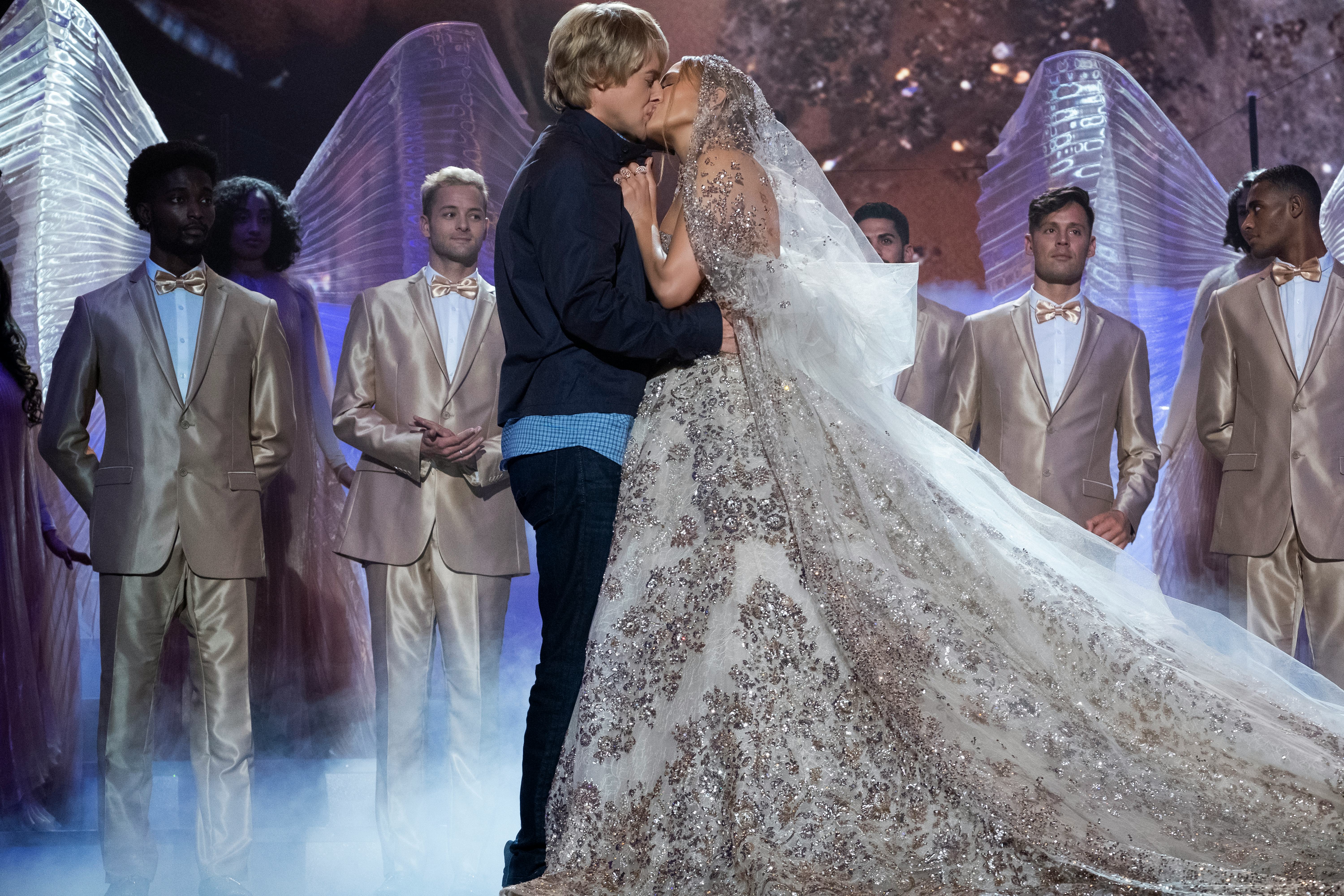 Owen Wilson and Jennifer Lopez in 'Marry Me,' in theaters and streaming Valentine's Day 2022