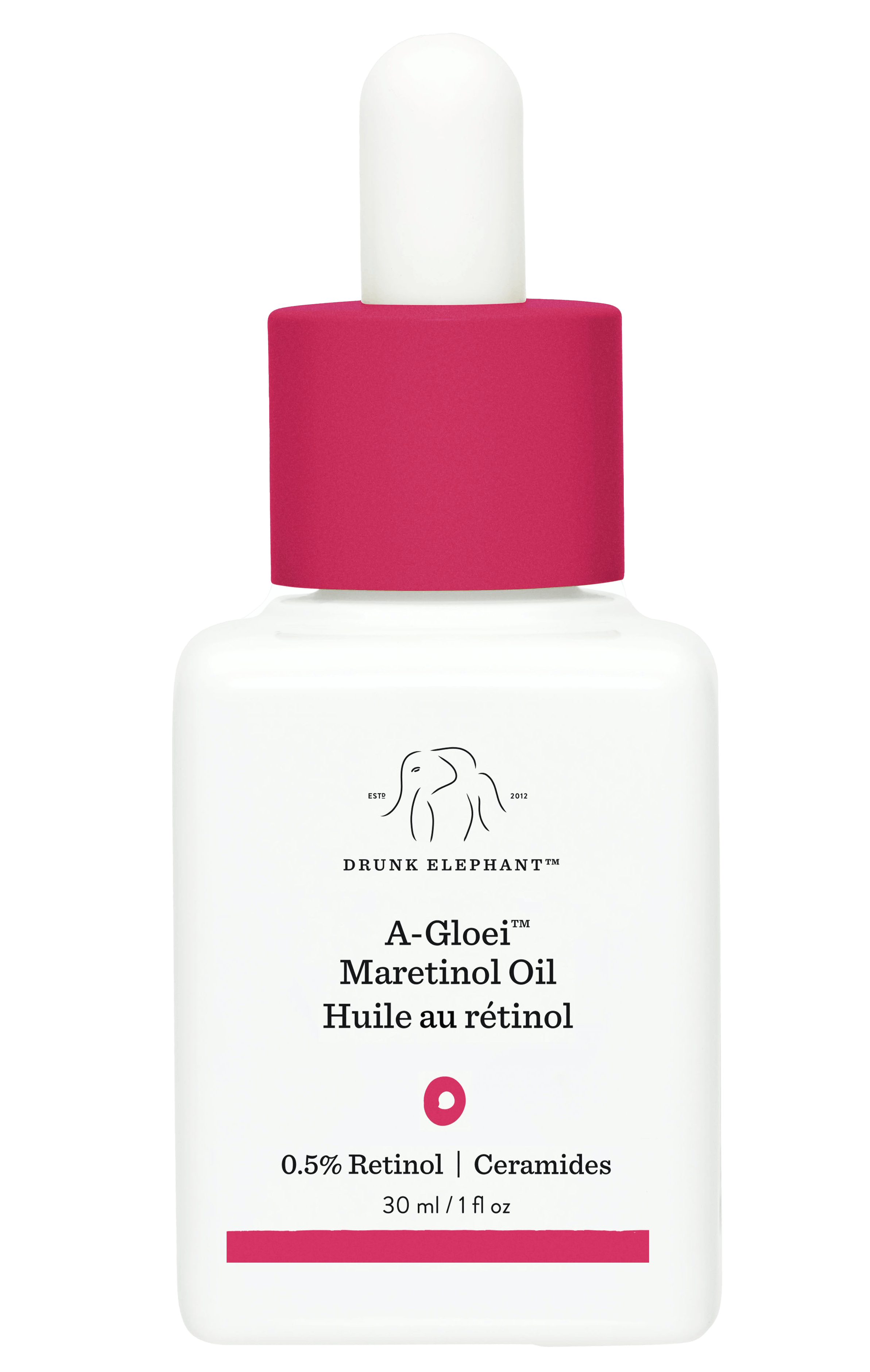 Drunk Elephant top maretinol oil