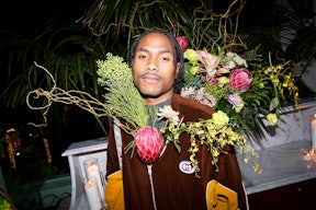 Steve Lacy attends Gucci and GQ Sports’ cocktail party in Los Angeles on Wednesday night to launch G...