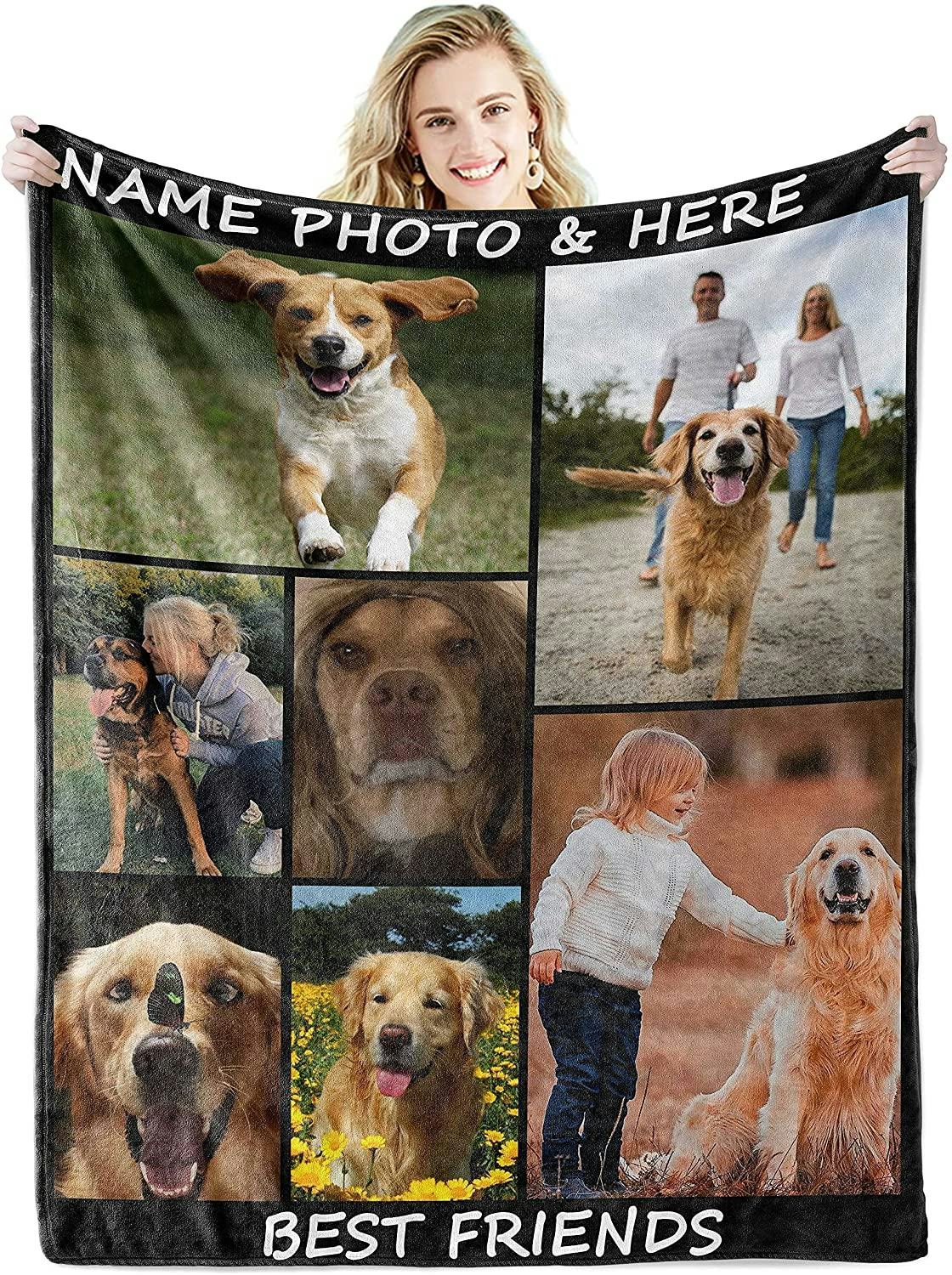 Youltar Custom Personalized Throw Blanket
