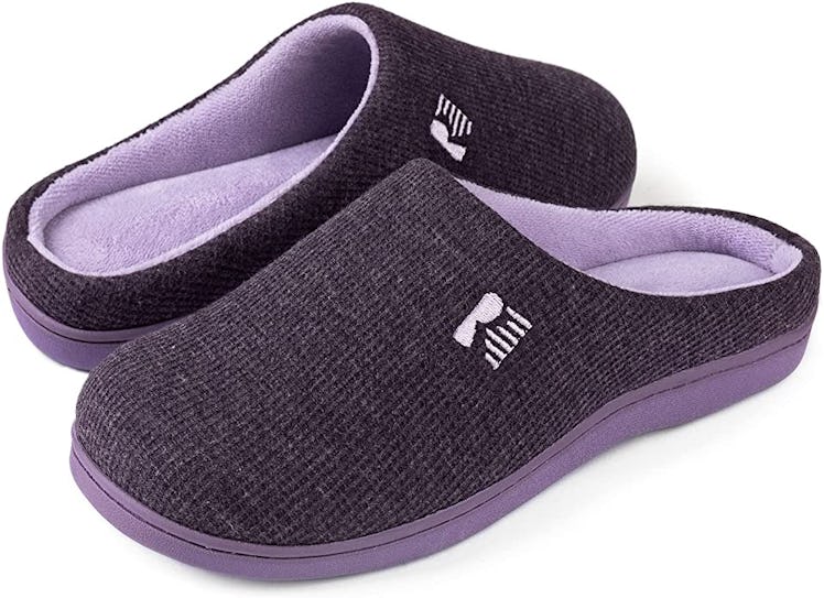 RockDove Women's Two-Tone Memory Foam Slippers