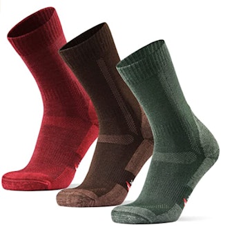 Danish Endurance Merino Wool Hiking Socks (3-Pack)