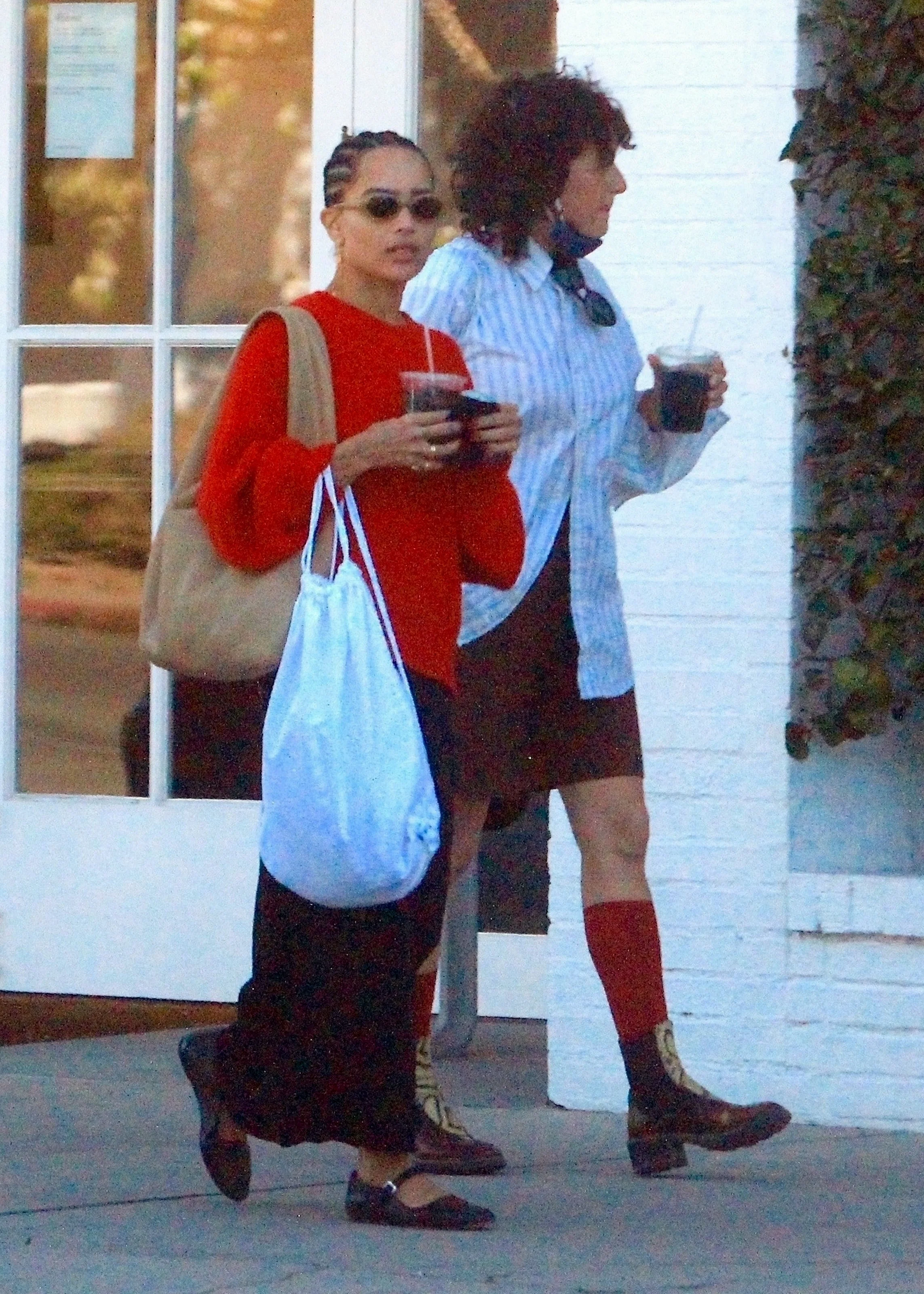 Zoë Kravitz’s Mary Jane Ballet Flats Can Be Worn Year Round