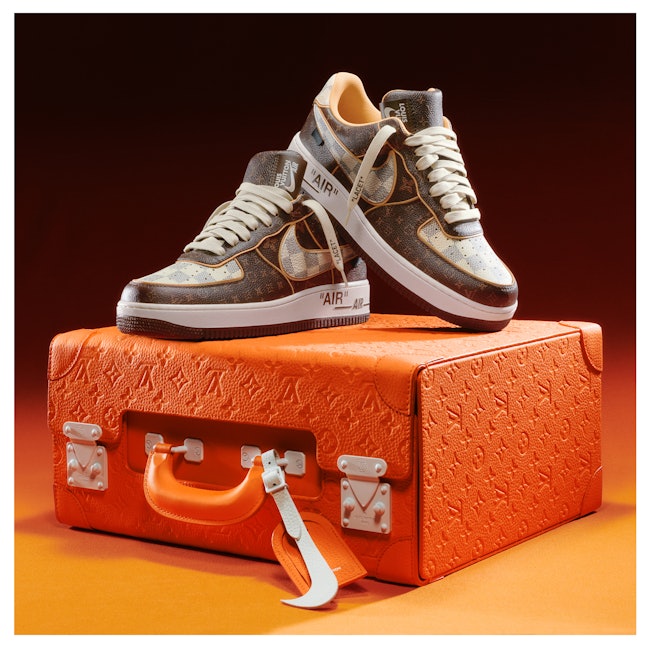 Virgil Abloh's Louis Vuitton x Nike AF1 Sneakers Sold For $25.3