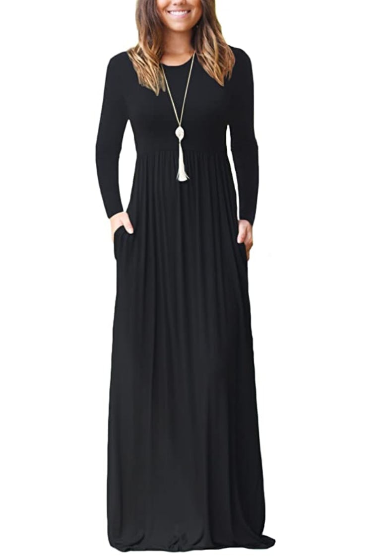 DEARCASE Long Sleeve Maxi Dress