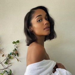 Laura Harrier bob haircut for spring