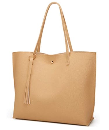 Dreubea Soft Faux Leather Tote