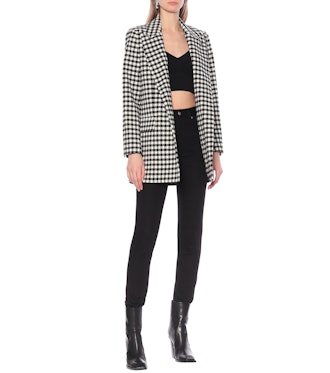 AMI Paris Gingham Blazer