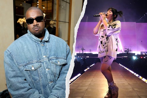 The Kanye West, Billie Eilish, and Travis Scott drama continues. Photo via Getty Images