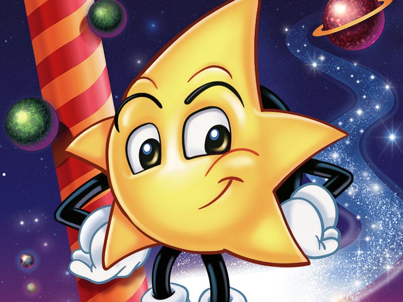 ristar game promo art sega