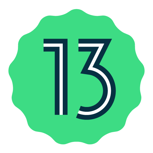 Android 13 logo