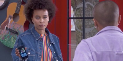 Ripley Lennox and Tylan Grant in 'Hollyoaks', TV still
