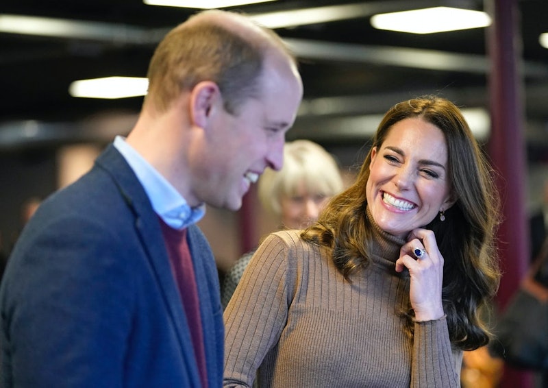 Kate Middleton and Prince William making a royal appearance