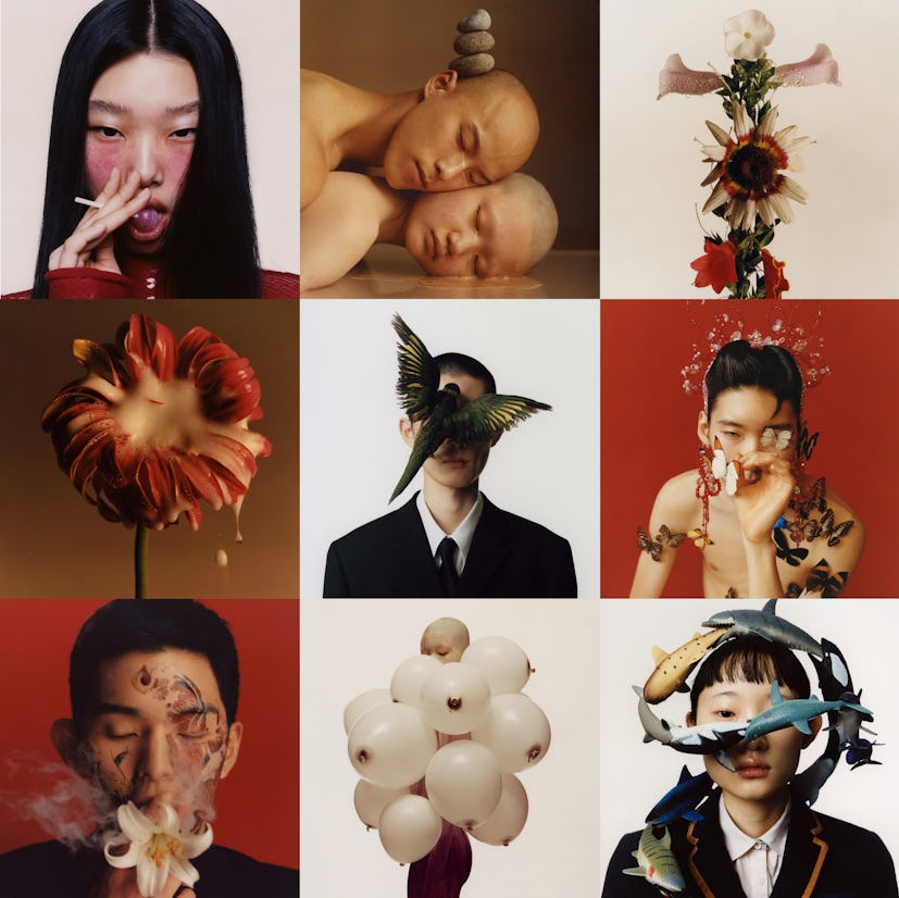 A collage of photographs by Cho Gi-Seok.